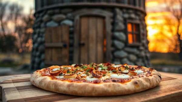 Dégustez les pizzas artisanales incontournables à la tour du pin