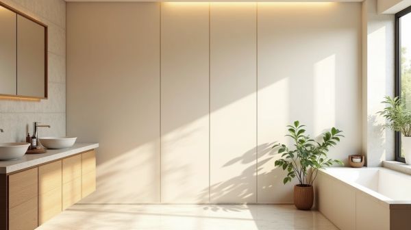 Top idées créatives pour des panneaux muraux de salle de bain durables